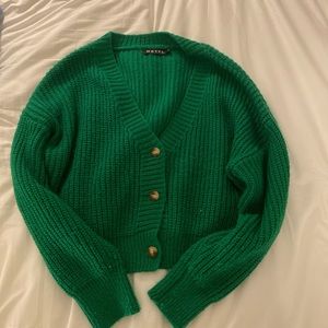Motel emerald green oversized sweater